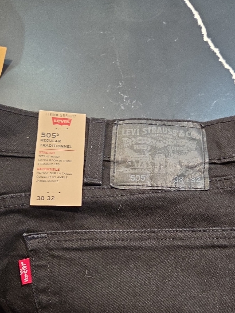 Levi's 505 Straight Men's Jeans in Black